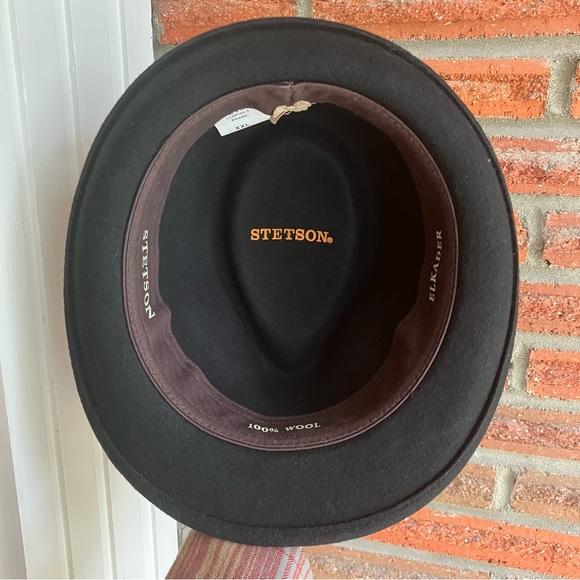 Stetson Wool Felt Elkader Trilby Hat Size XXL 7 7/8 - Picture 7 of 13